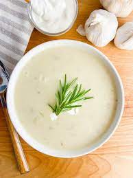 Easy Roasted Garlic Soup Recipe Life S Ambrosia Garlic Soup Soup Recipes Recipes