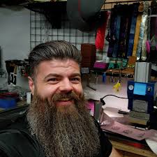 A rare photo of me gilding. I'm finishing up the patches for the Bag of the  Abyss drop tomorrow. We've got 120 ready for shops! I hope everyone is  having a good