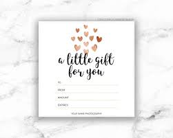 Delete all the text by clicking on the little x on the bottom right corner of each text box. Printable Rose Gold Hearts Gift Certificate Template Etsy