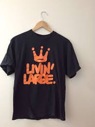 Black And Orange T Shirt Mens Vintage Limited Edition Stussy X Haze Livin Large Black Crown Tshirt Medium Mens Tshirts Stussy T Shirts For Women