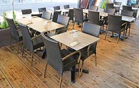 Table à composer (pieds et plateaux). Table De Terrasse Pour Restaurant Et Bar Chr Avenue Com