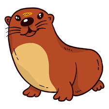 Download Cute Otter River Otter Muzzle Flat Transparent Png Svg Vector File