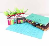 Foska Office Colorful PET Adhesive Sticky Notes Index Marker Plastic Book  Mark Book Tabs