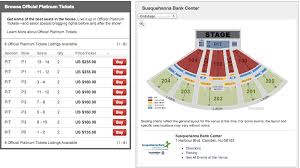 Expository Susquehanna Bank Center Pit Seating Chart Wolf