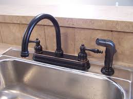 oil rubbed bronze kitchen faucet