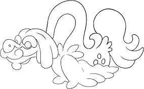 Raichu pokemon coloring pages for kids pokemon characters. Drawing Drampa Of The Pokemon Sun And Moon Coloring Page