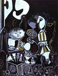 paloma und claude , kinder von picasso von Pablo Picasso (1881-1973, Spain)  | Museumsqualität Prints Pablo Picasso | WahooArt.com