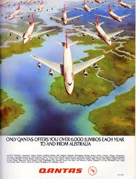 Australia home ii (1999/australia) : Only Qantas Offers You 6 000 Jumbos Each Year To And From Australia Vintage Airline Posters Australian Airlines Best Airlines