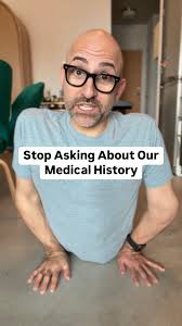 Stop Asking About Our Medical History, Video description: in this video,  Spencer is either standing at his hands or sitting