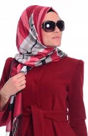 Sefamerve Sefamerve Mihriban Sal 03 Gri Bordo With Images Beautiful Hijab Scarf Shawl Scarf