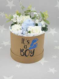 Baby Clothes Bouquet Personalised Baby Shower Baby Bouquet Diy Baby Shower Gifts Personalized Newborn Gifts