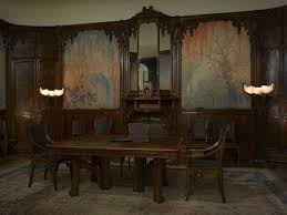 The size and diversity of the artwork on. Wisteria Dining Room In A House In Paris At 10 Bis Avenue Elysee Reclus At The Foot Of The Art Nouveau Interior Metropolitan Museum Of Art Art Nouveau Design
