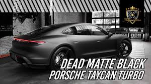We break down the factory paint and interior colors. Matte Black Porsche Taycan Turbo Wrap Youtube