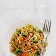 Mie Goreng Ayam Lada Hitam Resep Mie Ayam Resep Makanan