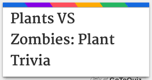 We earn a commission for products purchased through some links in this article. Plants Vs Zombies Plant Trivia