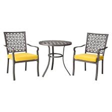 Target Home Hawthorn 3 Piece Metal Patio Bistro Furniture Set I Would Love A Couple Of These Up On My Deck Bistro Furniture Patio Furniture Sets Patio Decor