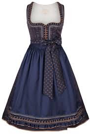 Festliche trachten machen der traditionellen brautmode konkurrenz. Midi Dirndl Blau Kupfer Midi Dirndl Dirndl Damen Mia San Tracht