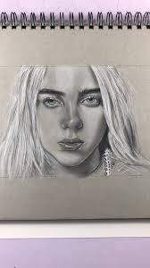 Billie Eilish Portrait Drawing Djarodney Art Youtube Portrait Drawing Youtube Art Art