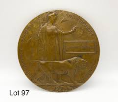 Sold at Auction: WWI British "Dead Man's Penny"