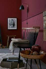 Wohnzimmer In Dunkelrot Bild 5 Dekor Schoner Wohnen Trendfarbe Haus Deko