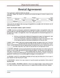 You have to make sure that the provisions are clearly stated and not just take your landlord's word for equipment, repair costs that aren't included but would be charged later on since it. Ms Word Rental Agreement Template Word Document Templates