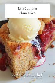 Late Summer Plum Cake Once Upon A Chef Recipe Plum Recipes Cake Plum Recipes Plum Dessert