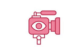 Available in png and svg formats. Live Streaming Icon Grafik Von Back1design1 Creative Fabrica