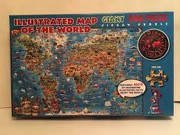 We did not find results for: Illustrated Map Of The World Giant Jigsaw Puzzle 500 Piece Educational Facts Ebay Illustrated Map World Map Jigsaw Puzzles