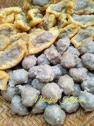 Bakso Kenyil Empuk By Alfi Yasaroh Bahan Dan Bumbu 1 Kg Daging Sapi Dengan Sedikit Lemak Mungkin Sekitar 100 Gr Lemaknya Makanan Jalanan Ide Makanan Makanan