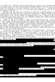 Jamin Wight Police Narrative