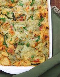 Vegan Zucchini Breakfast Strata Recipe Soy Free Vegan Brunch Recipes Vegan Breakfast Recipes