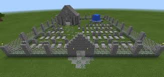 Basic 5x5 fountain this is nice for a courtyard, or maybe a castle garden, etc etc. Minecraft Graveyard Cemetery Flowers Water Fountain Minecraft Garden Minecraft Minecraft Creations