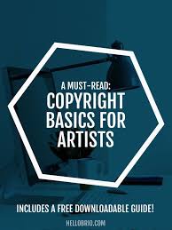 Copyright Basics For Artists Hello Brio Photography Jobs Online Photography Art Business