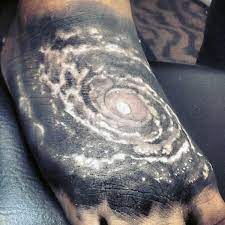 75 Universe Tattoo Designs For Men Matter And Space Universe Tattoo Black Tattoo Cover Up Galaxy Tattoo