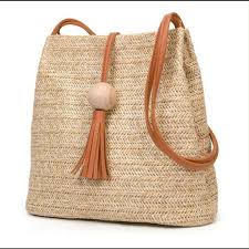 bali vintage handmade crossbody bag video video tote bag tassel bag straw bag