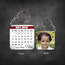 Personalized Calendar Keychain Date Keychain Mark Your Calendar Keychain From Rs 199 This Cal Calendar Keychain Personalised Calendar Personalised Calenders