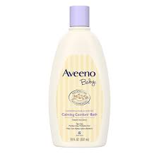 Baby bath & skin care. Aveeno Baby Calming Comfort Bath Lavender Vanilla 18 Fl Oz 532 Ml Buy Online In Angola At Angola Desertcart Com Productid 49015268