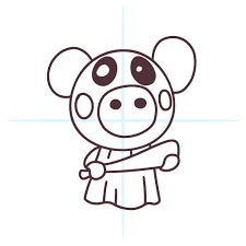 Другие видео об этой игре. How To Draw Roblox Piggy Character Easy Step By Step Art Lesson