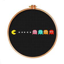570 x 760 jpeg 89 кб. Pac Man Digital Download Geek By Stitches Of Creation On Zibbet