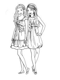 38+ bff coloring pages for printing and coloring. Barbie And Her Friends Coloring Pages Learny Kids