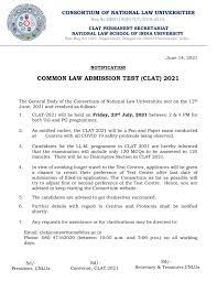 The candidates need to enter the exact details as per his/ her academic records in the application form. Clat Schedules Physical Exam Date For 23 July 2021 Covid Safety Protocols To Be Observed Legally India Career Intelligence For Lawyers Law Students