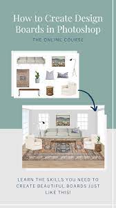 How To Create Design Boards In Photoshop Interior Design Hashtags Online Home Design Interior Design Career