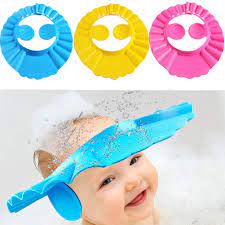 We don't know when or if this item will be back in stock. Amazon Com Baby Shower Cap Bathing Cap 3 Pcs Soft Adjustable Visor Hat Safe Shampoo Shower Bathing Protection Bath Cap For Toddler Baby Kids Children Baby
