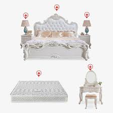 Weiss rokoko barock bett 160x200 cm mit polster. Schlafzimmer Komplett Set Konigliches Barock Bett Schminktisch Nachttisch 6 Tlg Www Jvmoebel At La Design Mobel Ledersofa Sofa