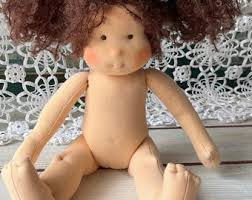 14-inch Waldorf Doll Can Sit and Stand Handmade Organic Cotton Doll in Raw  Form Eco-friendly Andsafe Toy for Kids