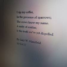 Gary W Mansfield Poem Tanka Haiku Poems