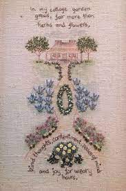 Cottage Garden Hand Embroidery Pattern Embroidery Patterns Hand Embroidery Garden Embroidery