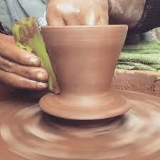 Make A Pour Over Cone After This Let It Dry To Leather Hard Slip Trail The Grooves On The Inside Add A Handle Carve A D Pottery Pot Pottery Pottery Videos