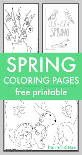 The most common spring color sheets material is cotton. Spring Coloring Sheets Printables For Children Nurturestore Spring Coloring Sheets Spring Coloring Pages Coloring Pages