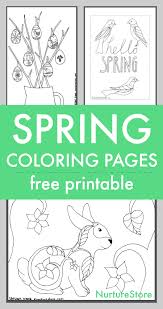 That's why our education experts and professional illustrators joined forces to create our kindergarten coloring pages. Spring Coloring Sheets Printables For Children Nurturestore Spring Coloring Sheets Spring Coloring Pages Coloring Pages